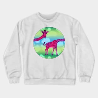 Funky Giraffe Crewneck Sweatshirt
